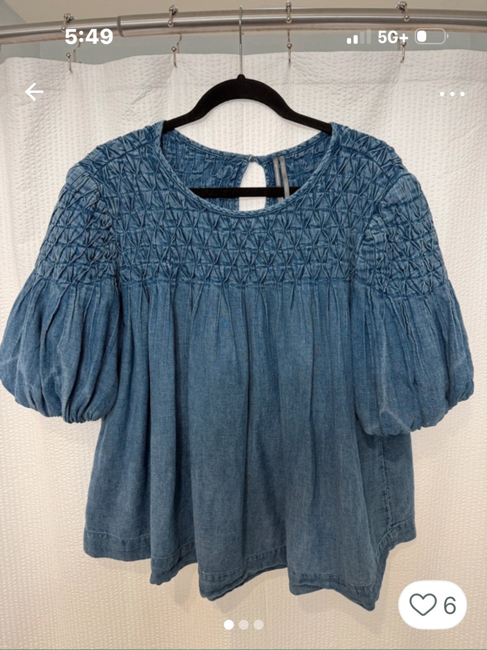 Anthropologie Denim Blouse
L/ US 12-14 • Very good • Anthropologie Blue